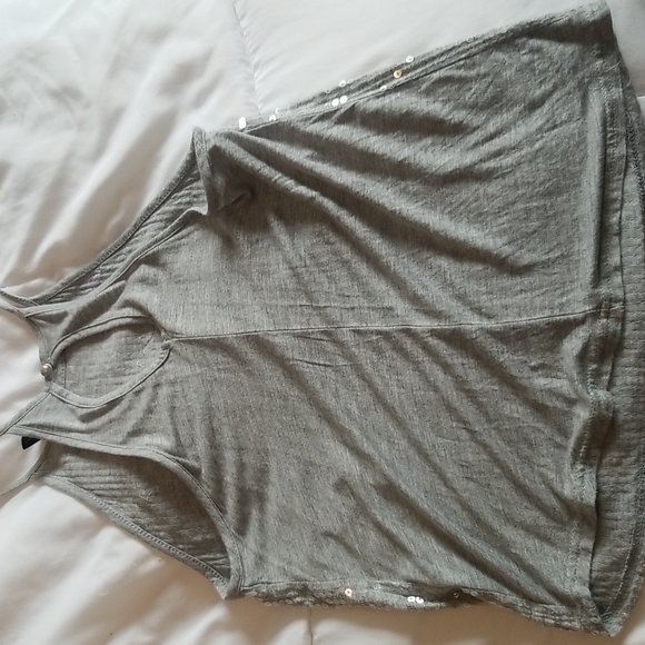 Rue 21 Open Shoulder Sequin Tank - Picture 3 of 4